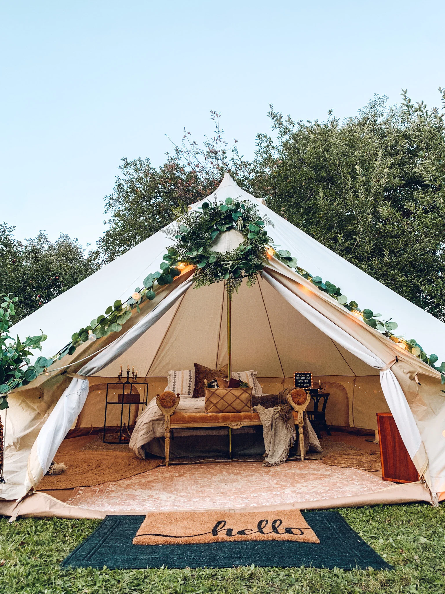 Backyard Glamping Parties — Honeybee Tents and Events